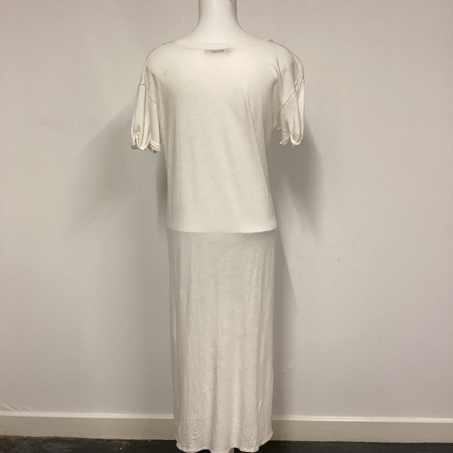 AllSaints T-Rivi Ida 100% Cotton Off White Dress Size M