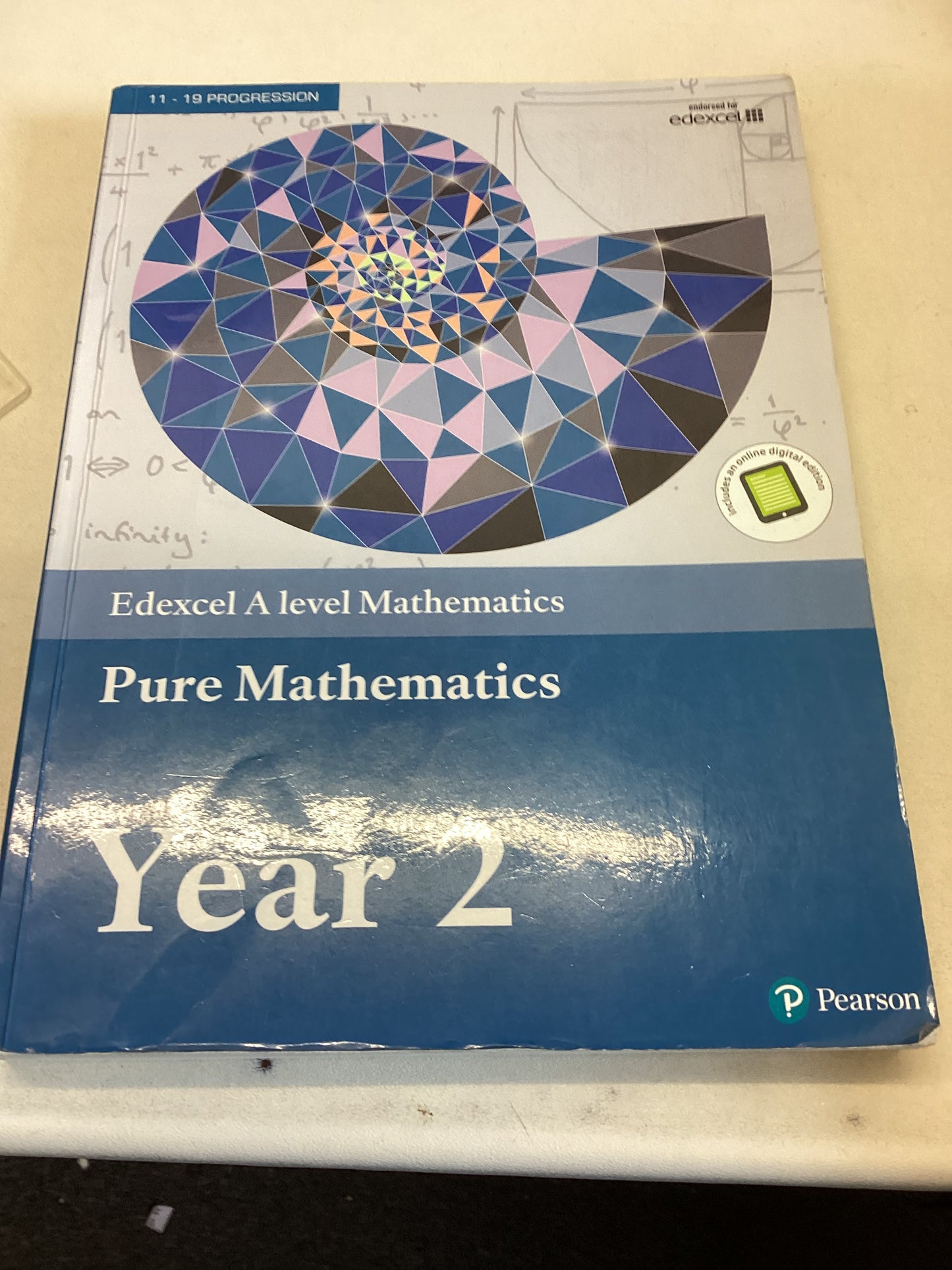 Edexcel A Level Mathematics Pure Mathematics Year 2 11- 19 Progression