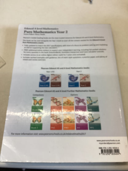 Edexcel A Level Mathematics Pure Mathematics Year 2 11- 19 Progression