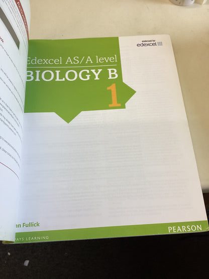 Edexcel AS/A Level Biology B 1 New For 2015 Active Book Ann Fullick