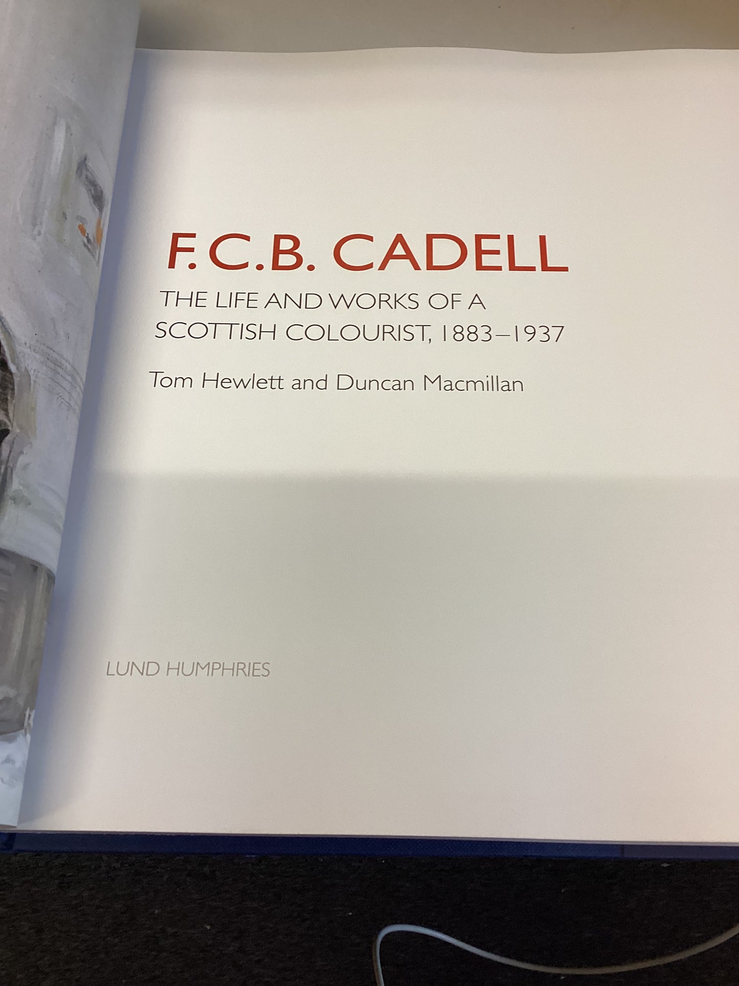 F.C.B. Cadell Tom Hewlett & Duncan MacMillan