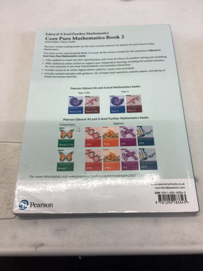 Edexcel A Level Further Mathematics Core Pure Mathematics Book 2 11 - 19 Progression