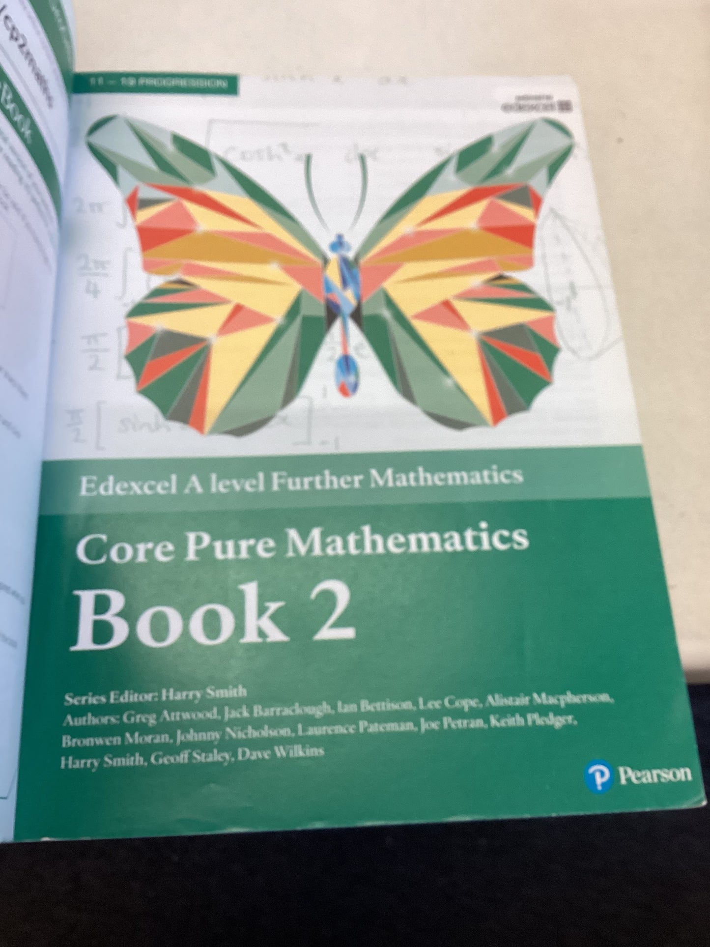 Edexcel A Level Further Mathematics Core Pure Mathematics Book 2 11 - 19 Progression