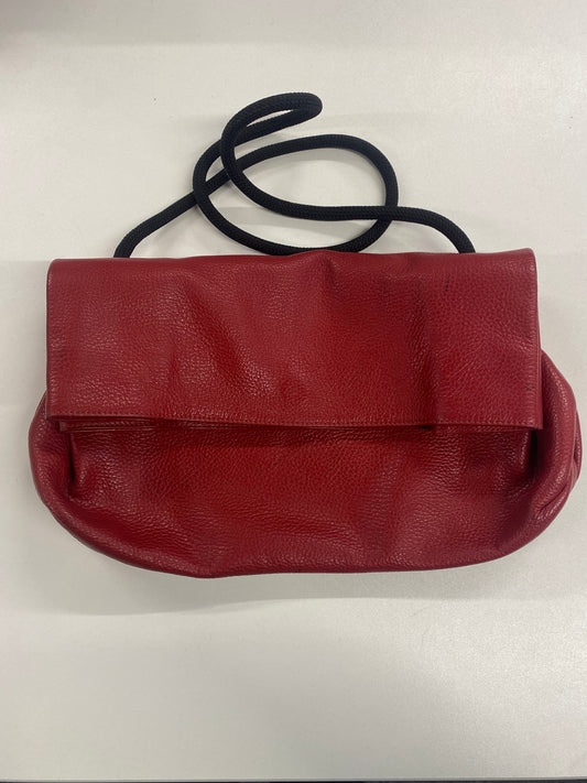 MM6 Margiela Red Leather Rope Handbag