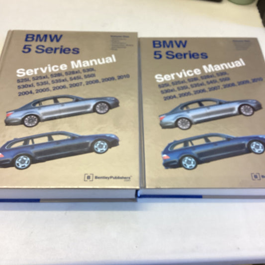 BMW 5 Series Service Manual Volume One and Volume Two