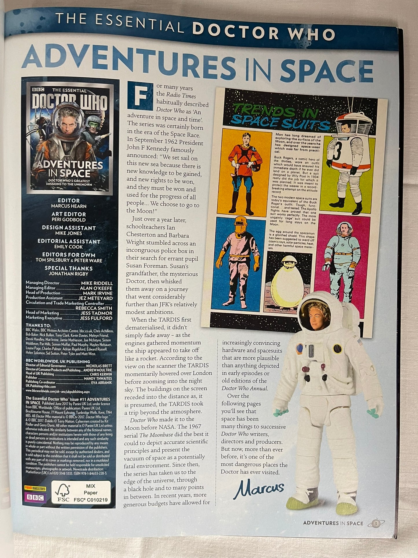 Dr Who The Essential Magazine Issue 11 Adventures In Space