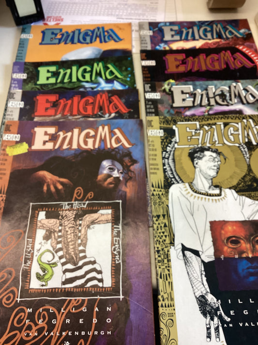 Enigma DC Vertigo Milligan Fegredo Van Valkenburgh Vols 1 to 8