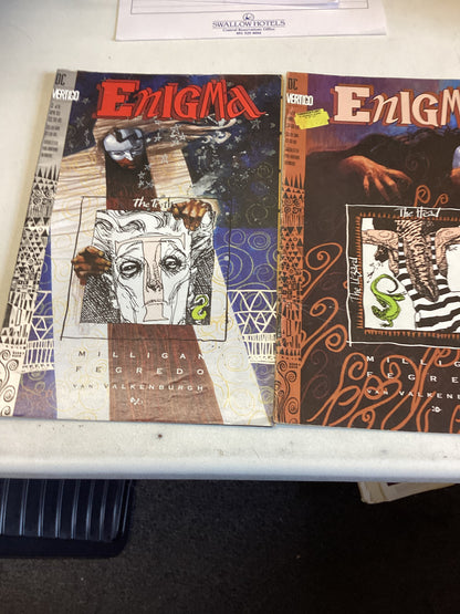 Enigma DC Vertigo Milligan Fegredo Van Valkenburgh Vols 1 to 8