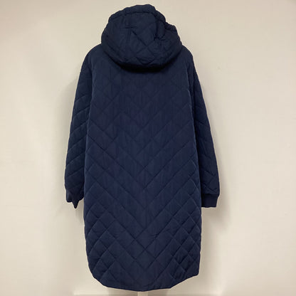 BNWT Marks & Spencer Navy Long Padded Coat Size 20