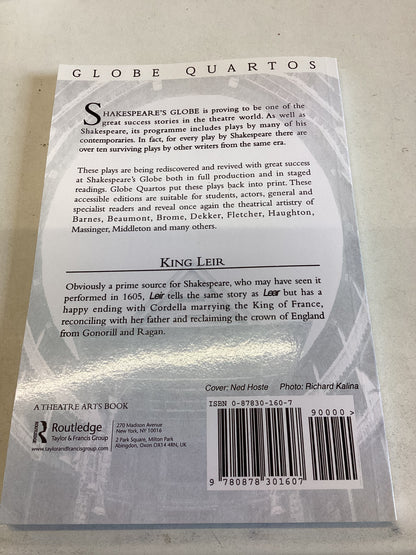 King Leir First Printed London 1605 Edited By Tiffany Stern