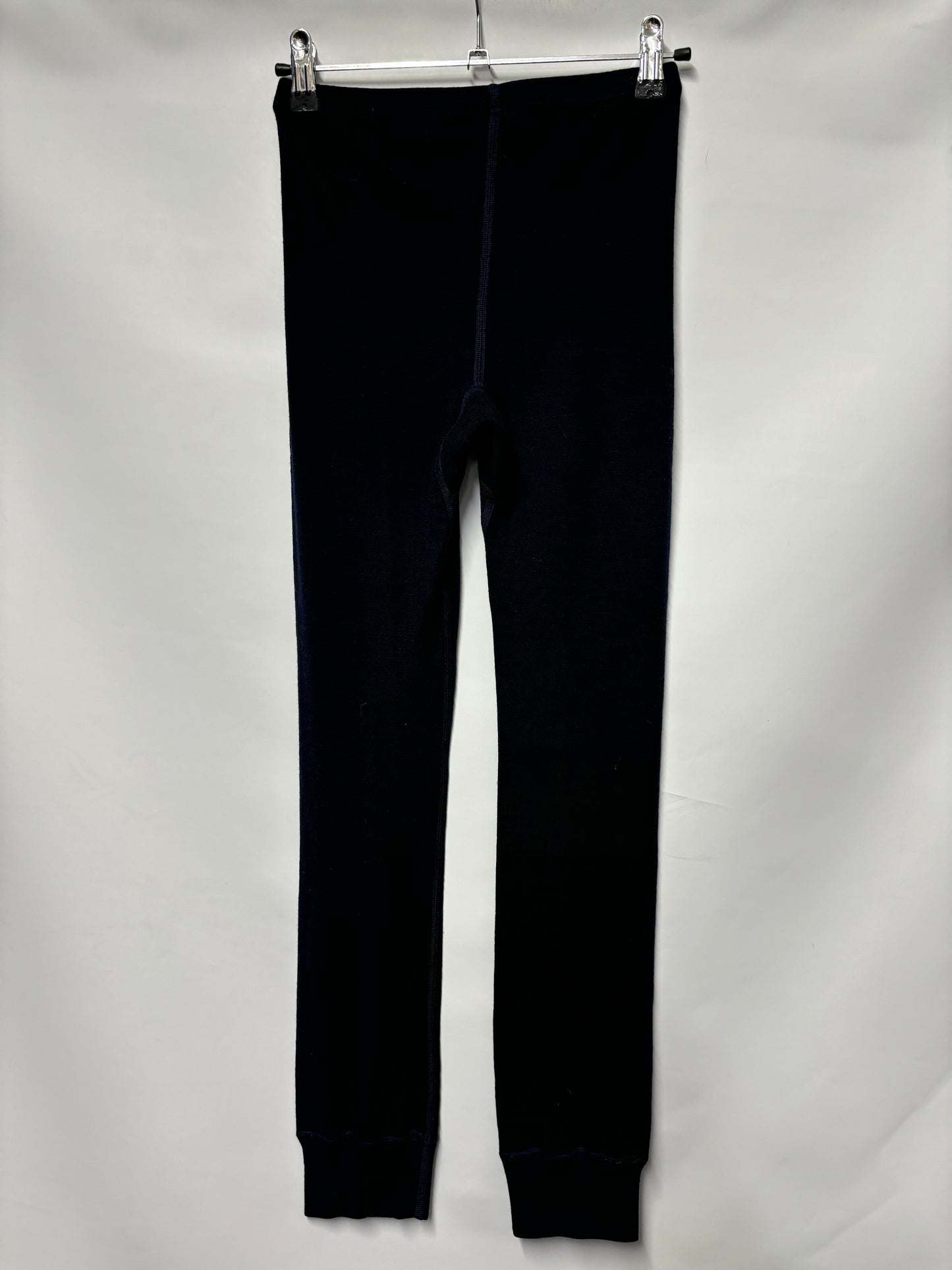 Polarn O. Pyret Navy Merino Wool Base Layer Bottoms 146/152 10-12 Yrs