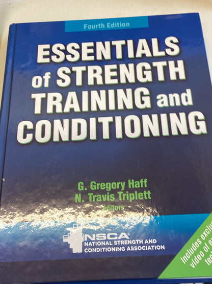 Essentials of Strength Training and Conditioning Includes Exclusive Video of Exercise Technique G Gregor Haff N Travis Triplett