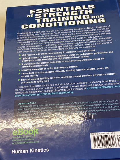 Essentials of Strength Training and Conditioning Includes Exclusive Video of Exercise Technique G Gregor Haff N Travis Triplett