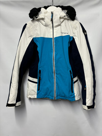 Icepeak White, Navy and Blue Insulated Ski Jacket 10