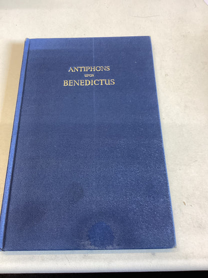 Antiphons Upon Benedictus From The Salisbury Antiphoner Rev G H Palmer Mus Doc