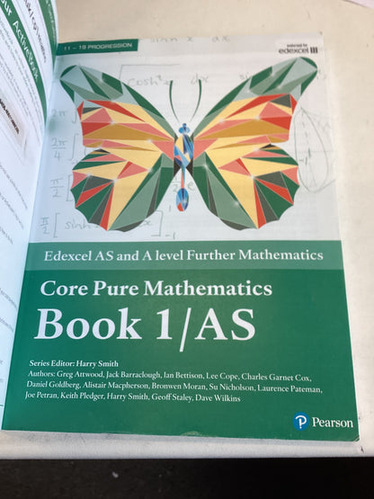 Edexcel AS and A Level Further Mathematics Core Pure Mathematics Book 1/AS 11 - 19 Progression