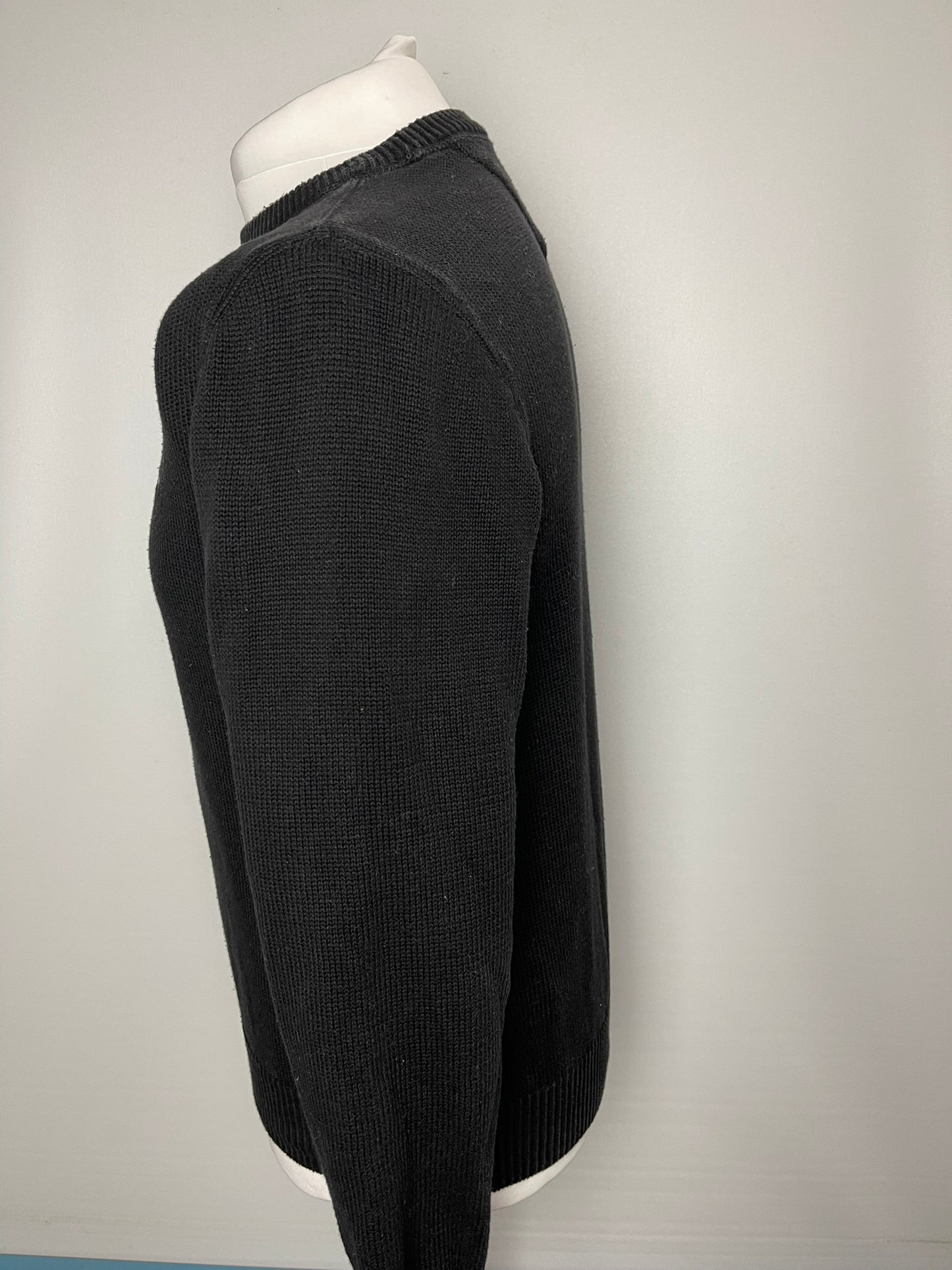 Tommy Hilfiger Black Cotton Jumper XS