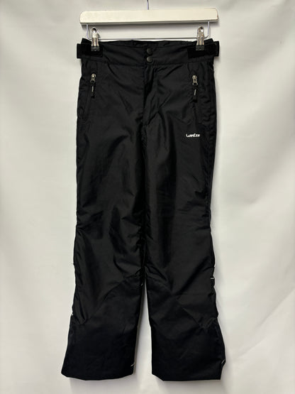 Wed'ze (Decathlon) Black Insulated Pull'n Fit Salopettes 8 Yrs