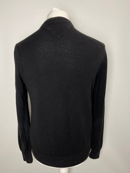 Tommy Hilfiger Black Cotton Jumper XS