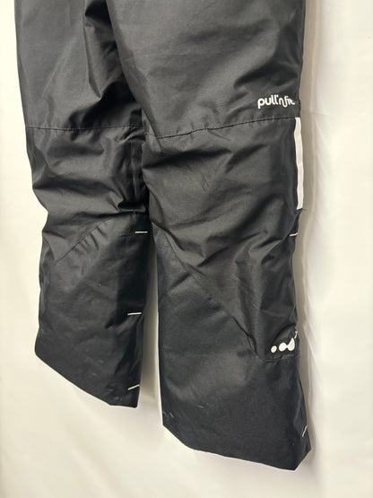 Wed'ze (Decathlon) Black Insulated Pull'n Fit Salopettes 8 Yrs