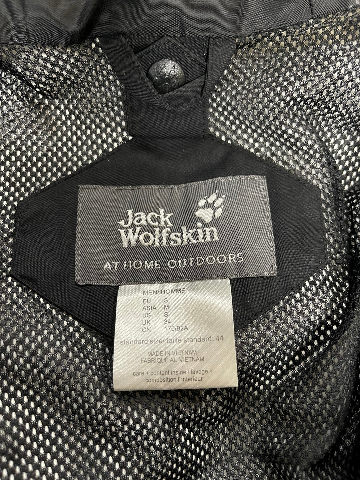 Jack Wolfskin Black Jacket Small