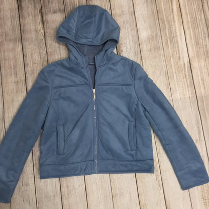 Nouveau Edition Light Blue Hooded Jumper w/Teddy Bear Lining Size 16 (on label)