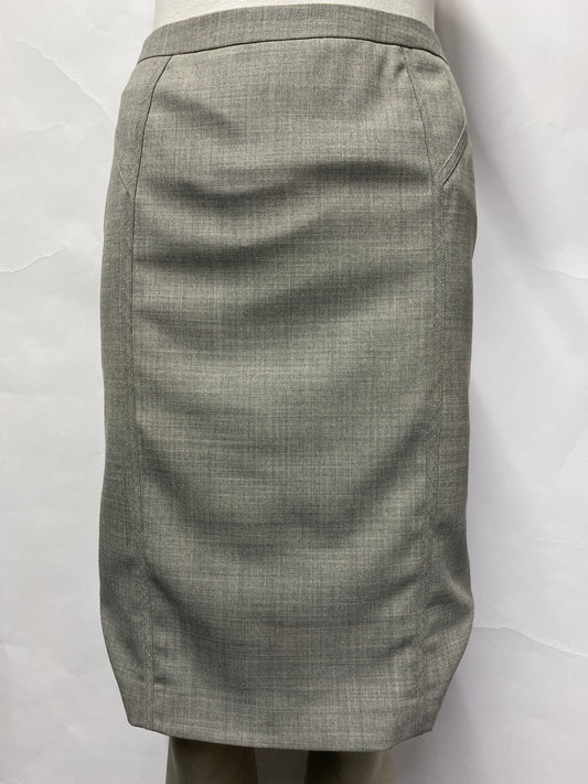 Reiss Grey Pencil Skirt 4
