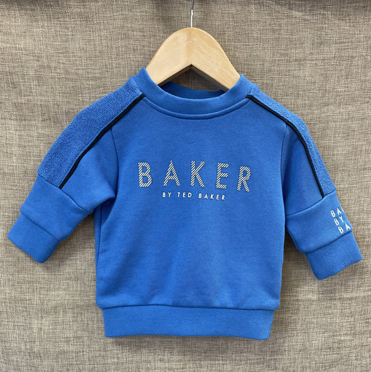 Baker by Ted Baker Cobalt Blue Baby Sweatshirt 0 - 3 Months