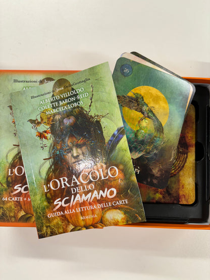 The Original Rider Waite Tarot Deck, Moonology and The Shaman's Oracle (Italian) Card Decks and Guides Bundle