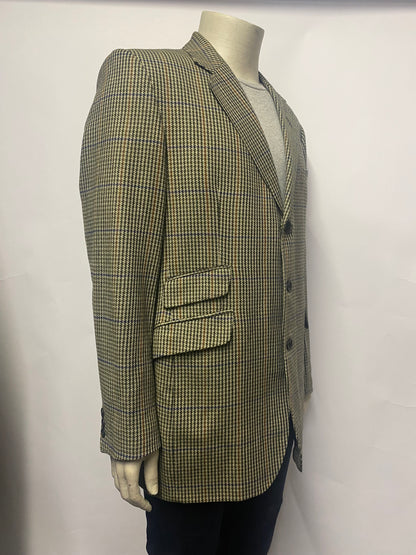DAKS Green Mix Pure New Wool Blazer 42L