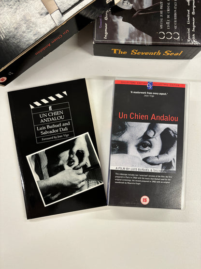 Un Chien Andalou, The Seventh Seal Vhs and Screenplays Collector Edition 1990's Box Sets