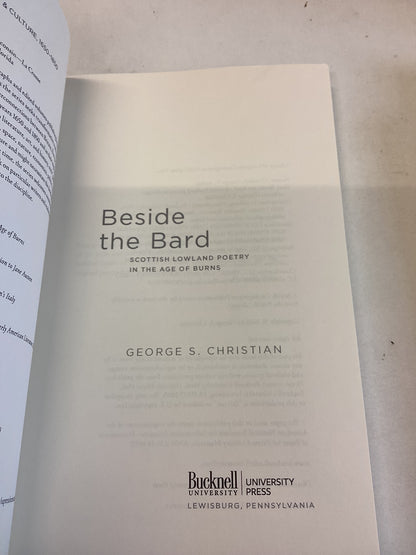 Beside The Bard Scottish Lowland Poetry in The Age of Burns Charles S Christian