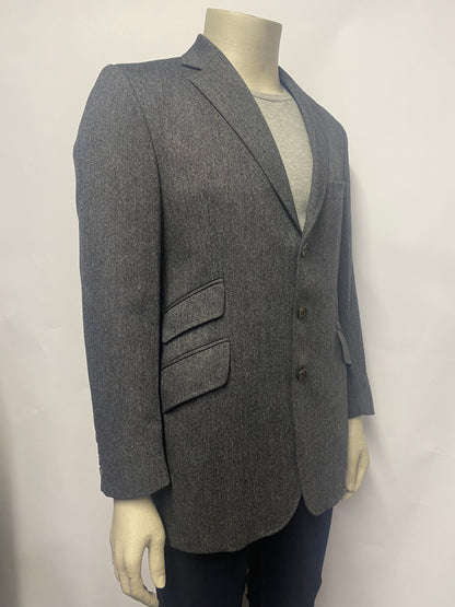 Hackett London Grey Wool Blazer 40R