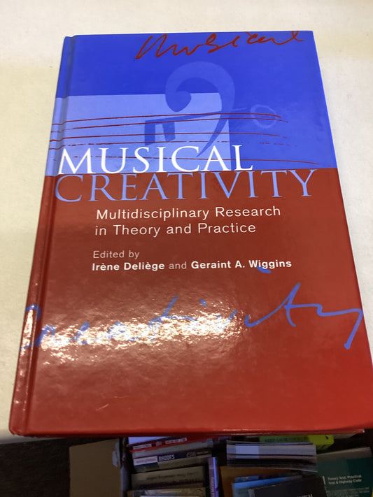 Musical Creativity Multidisciplinary Research In Theory and Practice