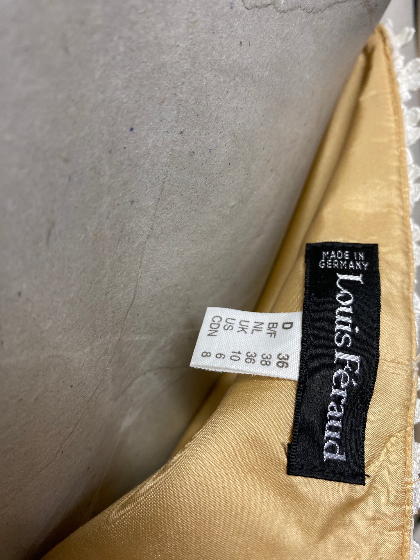 Louis Féraud Cream Floral Dress 10