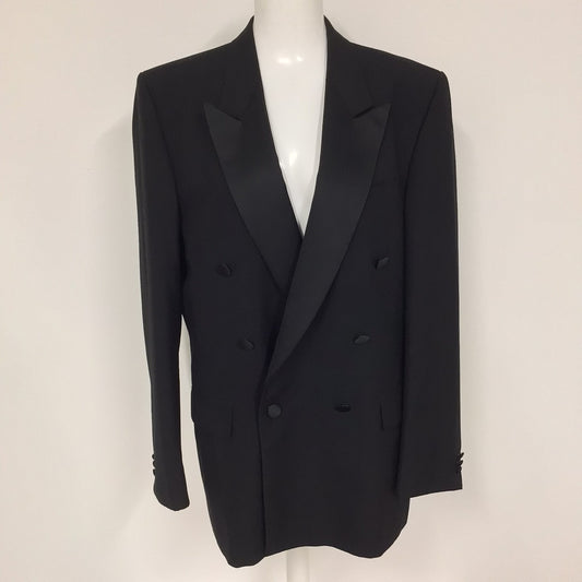 George Arthur Dunn Black Double Breasted Jacket Size 42