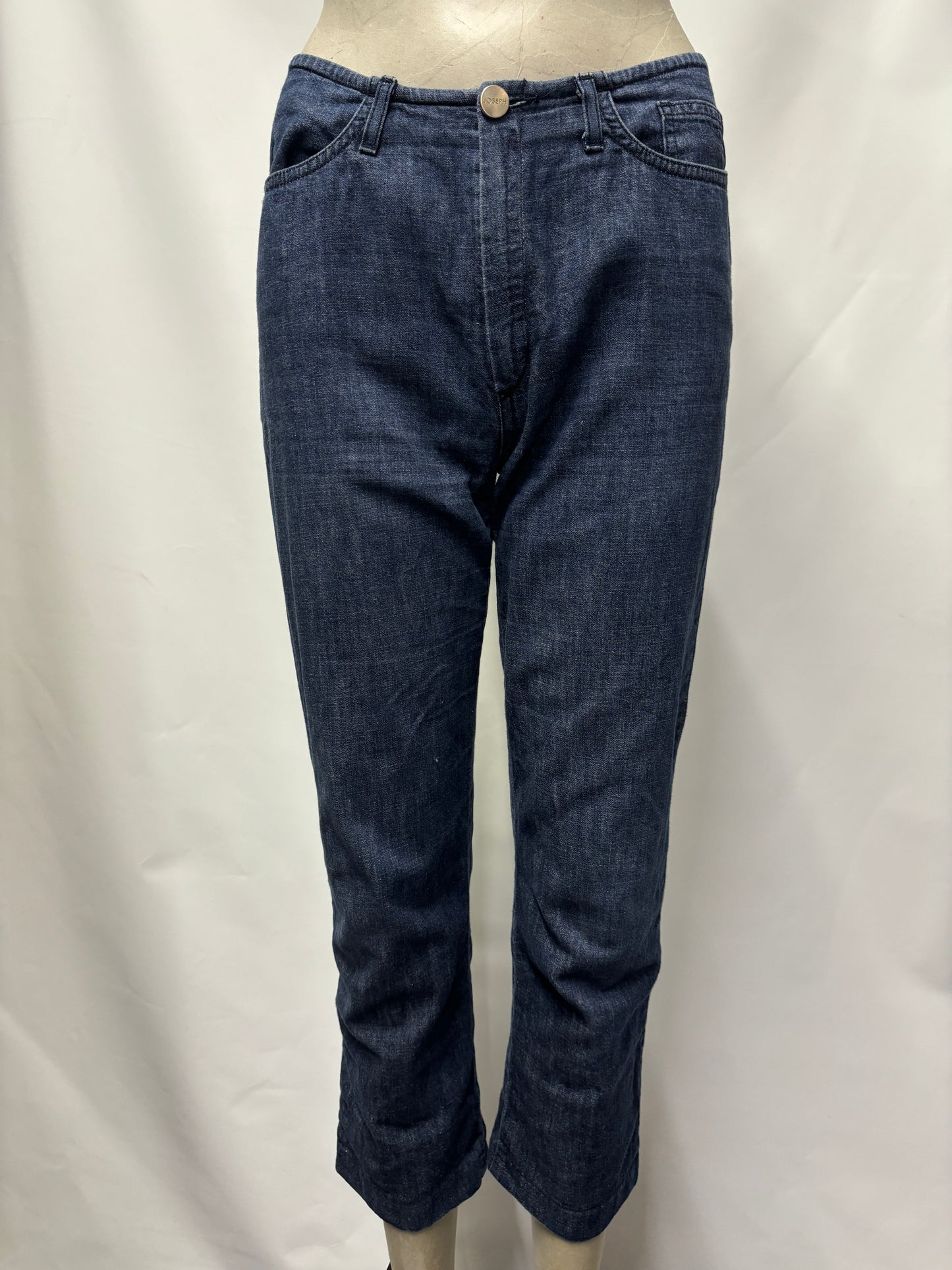 Joseph Blue Lightweight Cropped Jeans Size Small