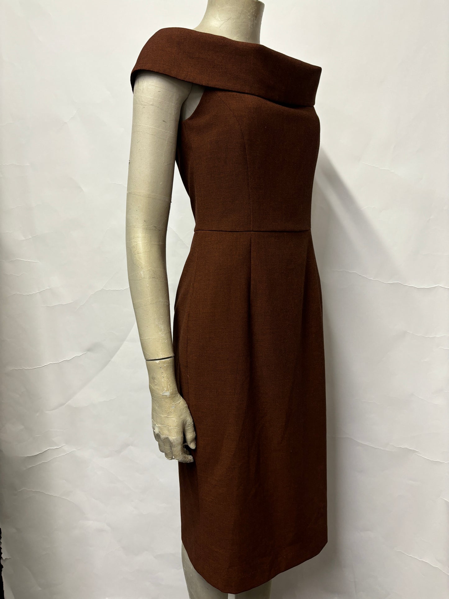 Ivy and Oak Brown Midi Dress 8