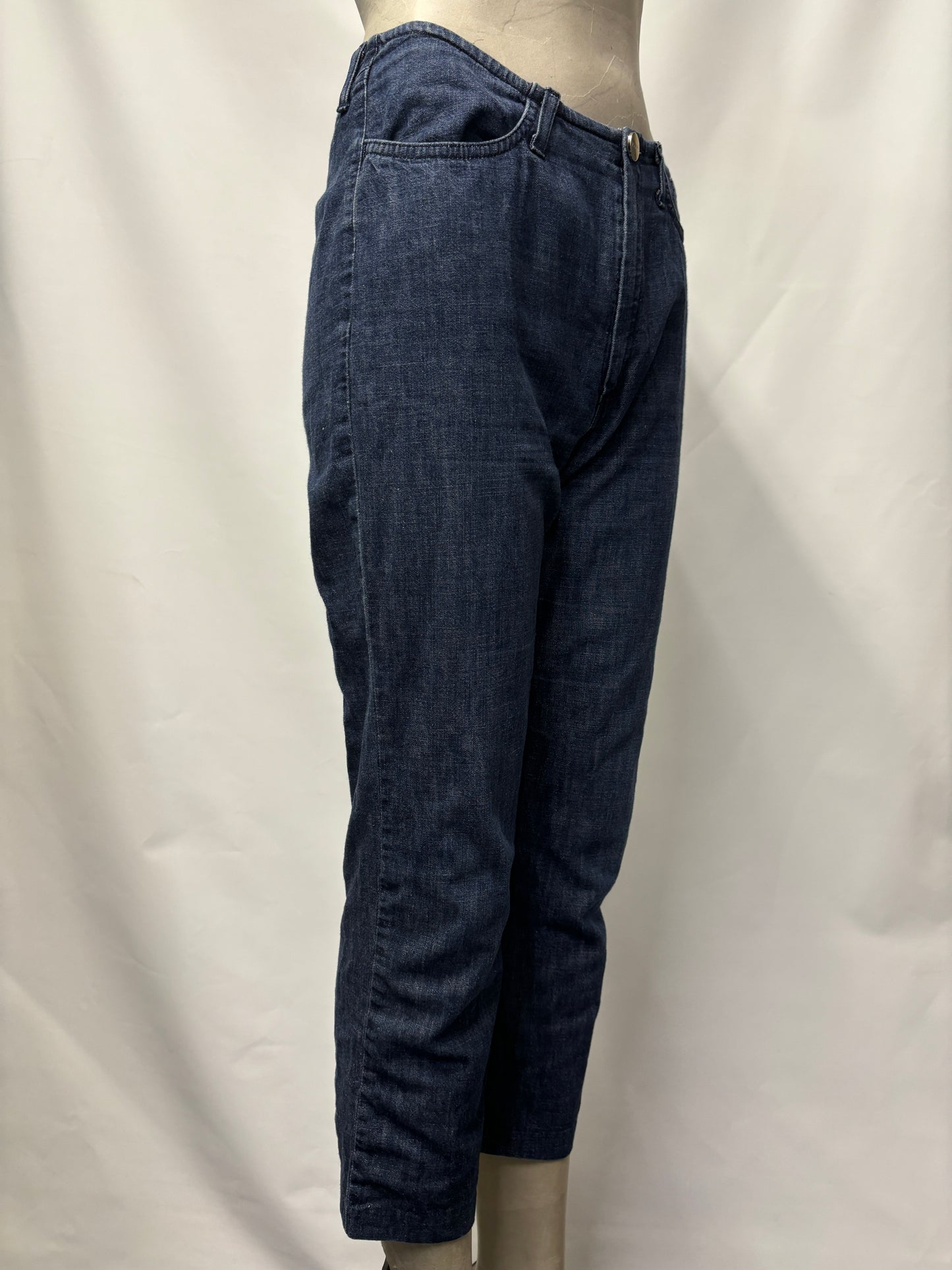 Joseph Blue Lightweight Cropped Jeans Size Small