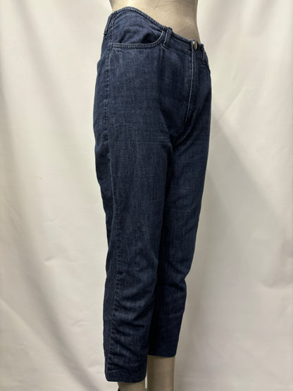 Joseph Blue Lightweight Cropped Jeans Size Small