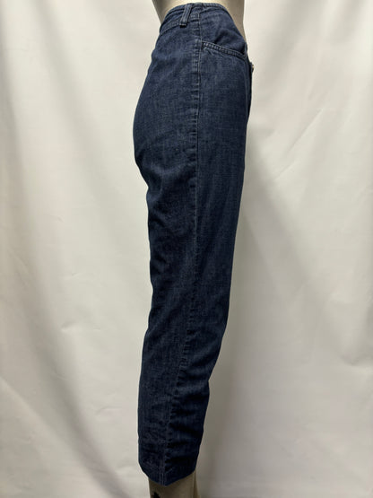 Joseph Blue Lightweight Cropped Jeans Size Small