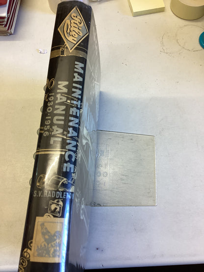Riley Maintenance Manual 1930 - 1956 First Edition S V Haddleton