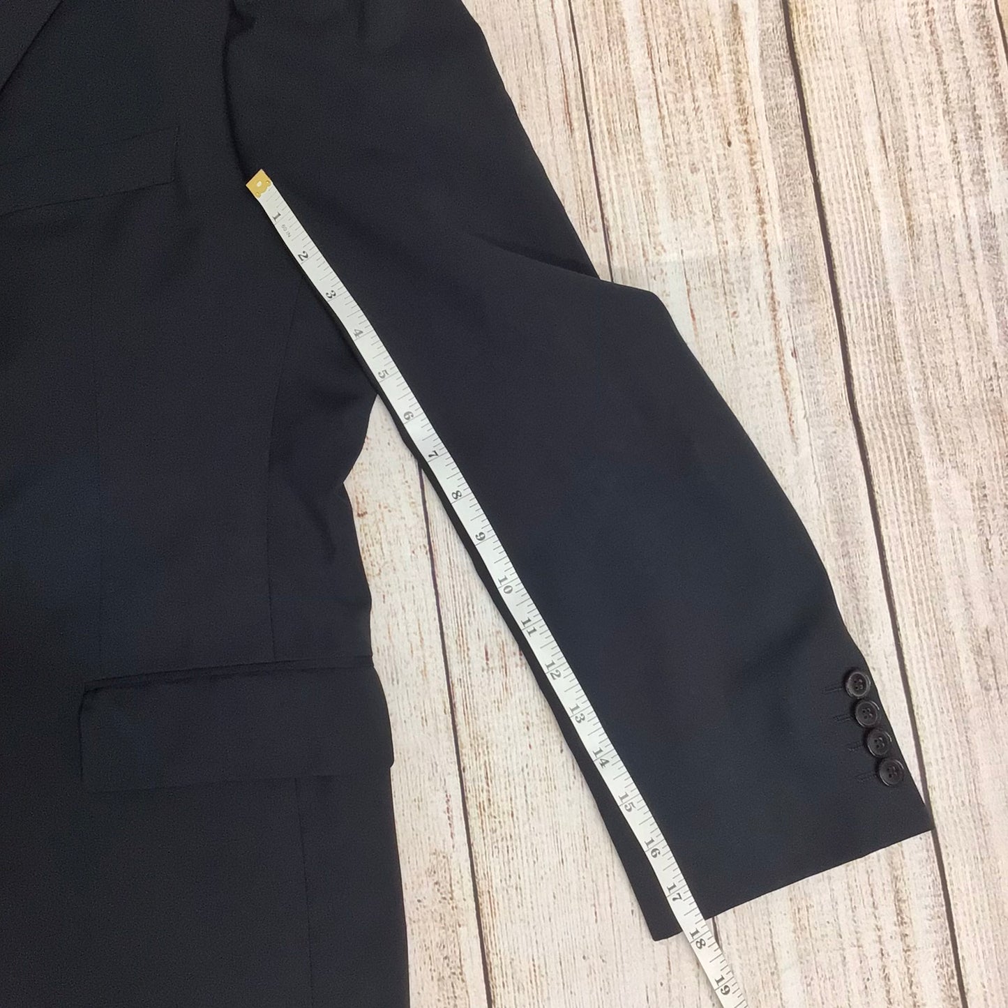 Hugo Boss Rosselini/Movie Black Suit Jacket 100% Wool Size 50