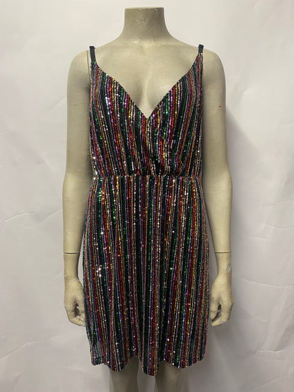 Sanctuary Multicolour Sequin Mini Dress Small BNWT