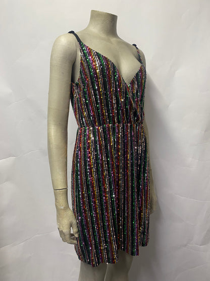 Sanctuary Multicolour Sequin Mini Dress Small BNWT