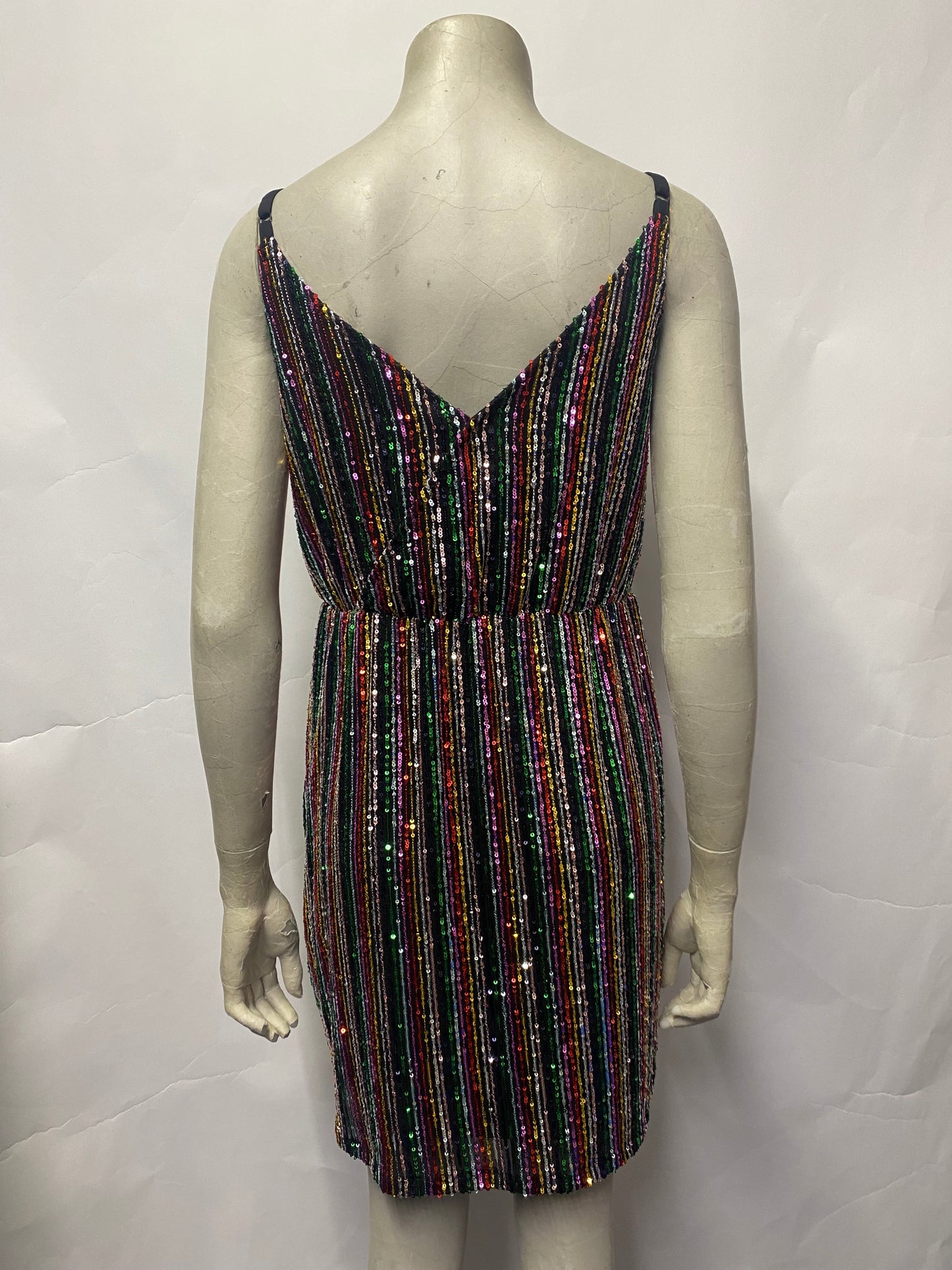 Sanctuary Multicolour Sequin Mini Dress Small BNWT