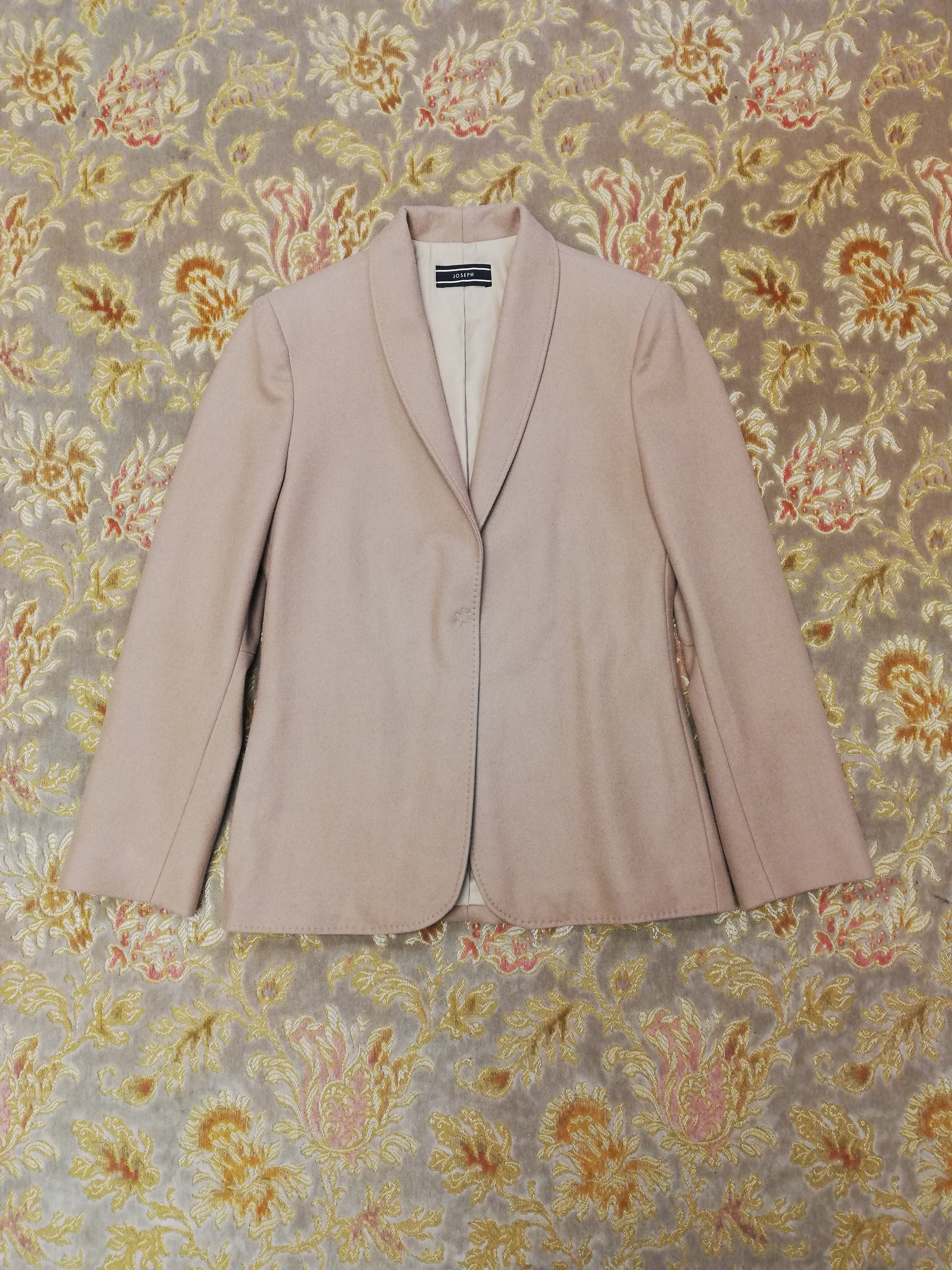 Beige clearance wool blazer