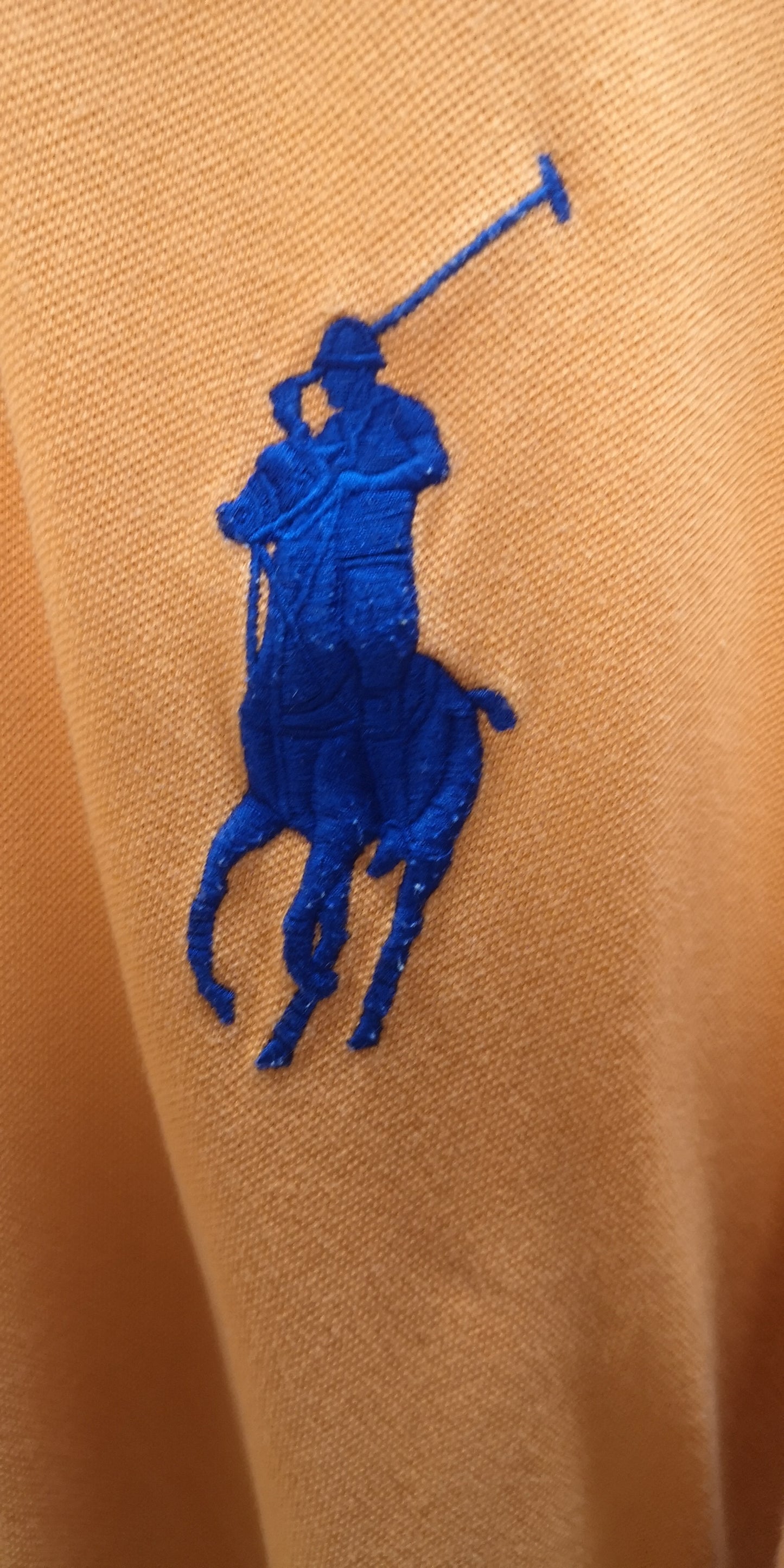 Ralph Lauren Orange Cotton Polo Shirt Size XXL