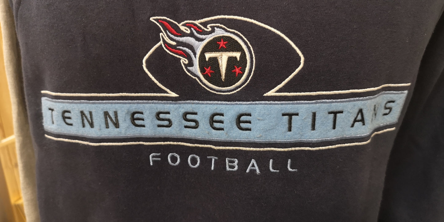 Vintage Champion Tennessee Titans NFL Embroidered Sweatshirt Size XL
