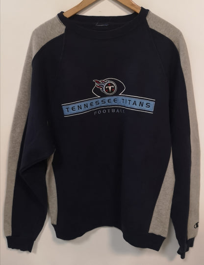 Vintage Champion Tennessee Titans NFL Embroidered Sweatshirt Size XL
